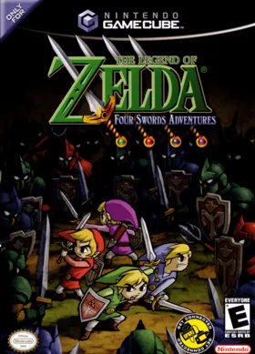 Legend of Zelda, The - Four Swords Adventures box cover front